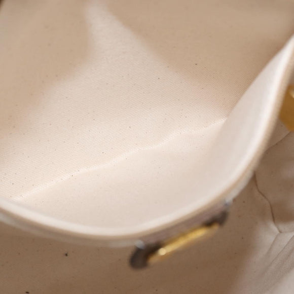 GUCCI GG Supreme Tote Bag PVC Beige Gold 002 115 0035 Auth mr1816