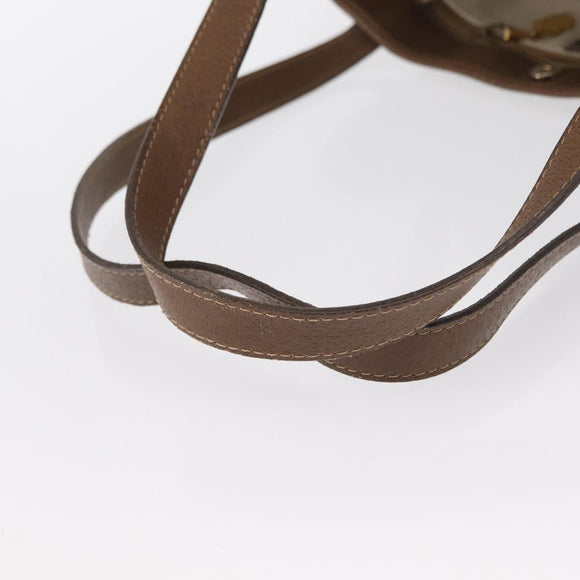 GUCCI GG Supreme Tote Bag PVC Beige Gold 002 115 0035 Auth mr1816