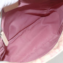 Christian Dior Trotter Canvas Shoulder Bag Pink Silver Auth mr1817-11