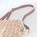 Christian Dior Trotter Canvas Shoulder Bag Pink Silver Auth mr1817-8