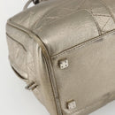 LOEWE Anagram Americana 28 Hand Bag Leather Gold Auth mr1819-14