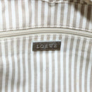 LOEWE Anagram Americana 28 Hand Bag Leather Gold Auth mr1819-19