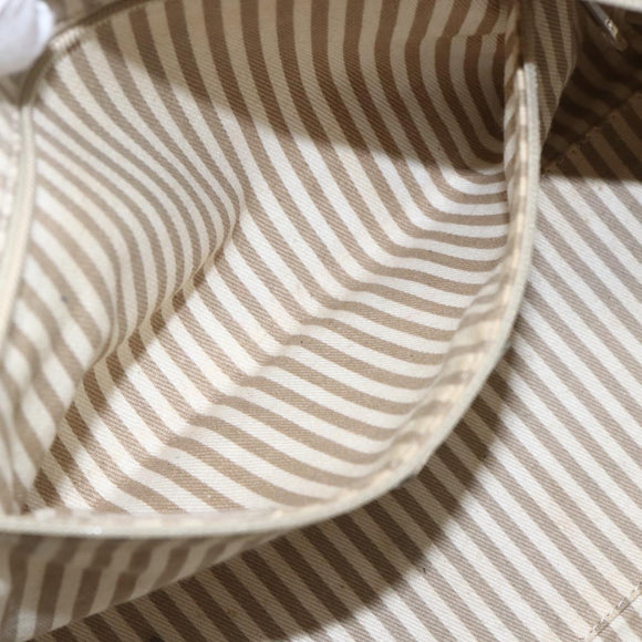 LOEWE Anagram Americana 28 Hand Bag Leather Gold Auth mr1819