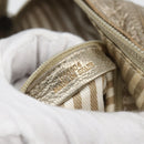 LOEWE Anagram Americana 28 Hand Bag Leather Gold Auth mr1819-12