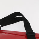 CHANEL Etanche Waterproof Tote Bag Vinyl Red CC Auth mr1821-8