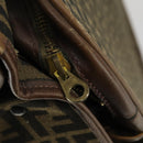FENDI Zucca Canvas Garment Cover Brown Black gold Auth mr1832-17