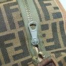 FENDI Zucca Canvas Garment Cover Brown Black gold Auth mr1832-20