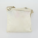 PRADA Shoulder Bag Nylon 2 Set White Beige Auth mr1838-11