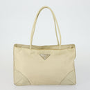 PRADA Shoulder Bag Nylon 2 Set White Beige Auth mr1838-2