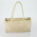 PRADA Shoulder Bag Nylon 2 Set White Beige Auth mr1838-3