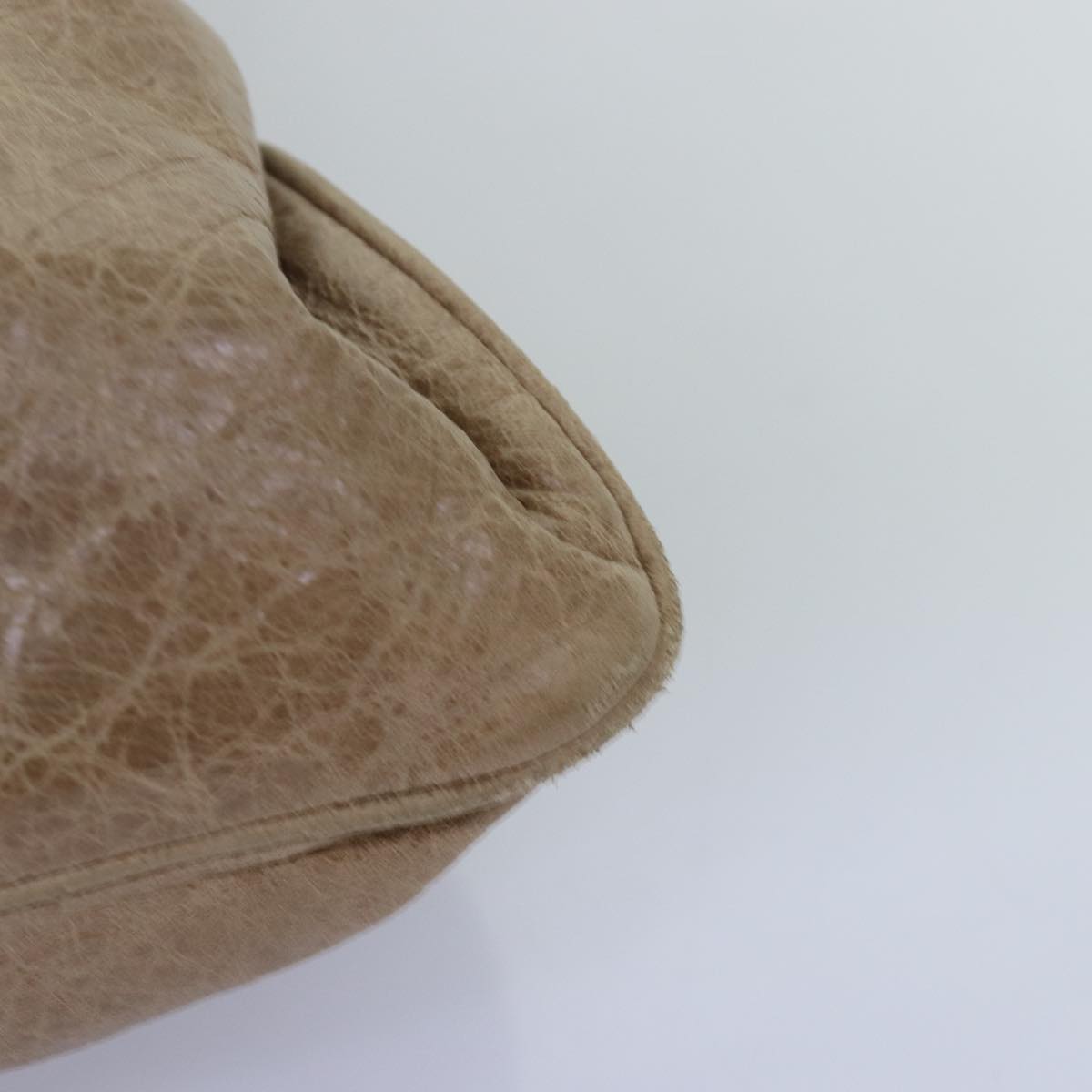 Miu Miu Shoulder Bag Leather 2way Beige Auth mr184