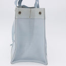 HERMES Bora Bora MM Handtas Canvas 2 Set Babyblauw Zilver Auth mr1842-4
