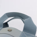 HERMES Bora Bora MM Handtasche Canvas 2er Set Babyblau Silber Original mr1842-7