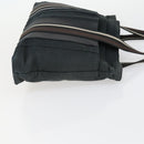 HERMES Trocha Horizontal Tote Bag Canvas 2 Set Gray Black Auth mr1843-4
