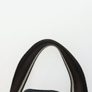 HERMES Trocha Horizontal Tote Bag Canvas 2 Set Gray Black Auth mr1843-6