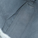 HERMES Trocha Horizontal Tote Bag Canvas 2 Set Gray Black Auth mr1843-9