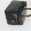 GUCCI Micro GG Supreme Shoulder Bag PVC Leather 4 Set Beige Black Auth mr1844-10