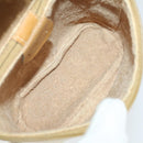 GUCCI Micro GG Supreme Shoulder Bag PVC Leather 4 Set Beige Black Auth mr1844-19