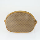 GUCCI Micro GG Supreme Shoulder Bag PVC Leather 4 Set Beige Black Auth mr1844-21