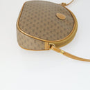 GUCCI Micro GG Supreme Shoulder Bag PVC Leather 4 Set Beige Black Auth mr1844-22