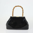 GUCCI Micro GG Supreme Shoulder Bag PVC Leather 4 Set Beige Black Auth mr1844-3