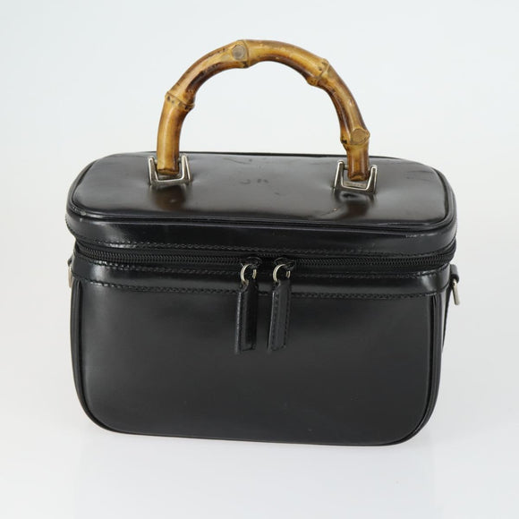 GUCCI Micro GG Supreme Shoulder Bag PVC Leather 4 Set Beige Black Auth mr1844