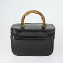 GUCCI Micro GG Supreme Shoulder Bag PVC Leather 4 Set Beige Black Auth mr1844-9