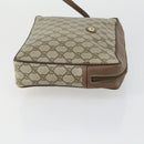 GUCCI GG Supreme Clutch Bag PVC 2 Set Beige Auth mr1845-4