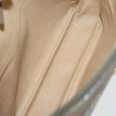 GUCCI GG Supreme Clutch Bag PVC 2 Set Beige Auth mr1845-8