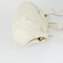 LOEWE Anagram Shoulder Bag Leather 3 Set Brown White black Auth mr1846-10