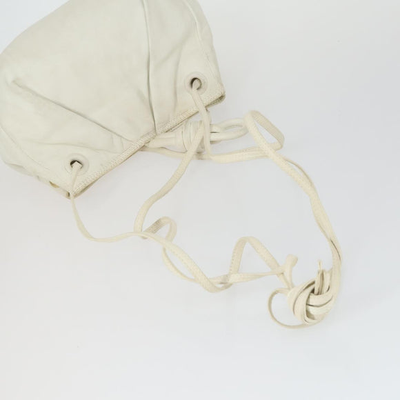 LOEWE Anagram Shoulder Bag Leather 3 Set Brown White black Auth mr1846