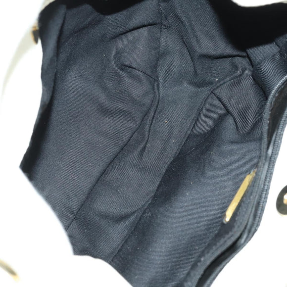 LOEWE Anagram Shoulder Bag Leather 3 Set Brown White black Auth mr1846