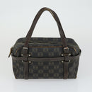 LOEWE Anagram Shoulder Bag Leather 3 Set Brown White black Auth mr1846-14