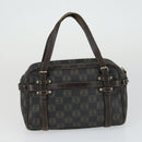 LOEWE Anagram Shoulder Bag Leather 3 Set Brown White black Auth mr1846-15