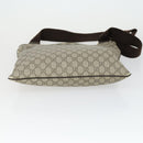 GUCCI GG Supreme Web Sherry Line Tote Bag PVC 5 Set Beige Red Auth mr1849-21