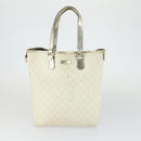 GUCCI GG Supreme Web Sherry Line Tote Bag PVC 5 Set Beige Red Auth mr1849-23