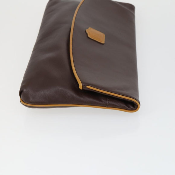 CELINE Macadam Canvas Umhängetasche PVC 3er Set Braun Auth mr1851