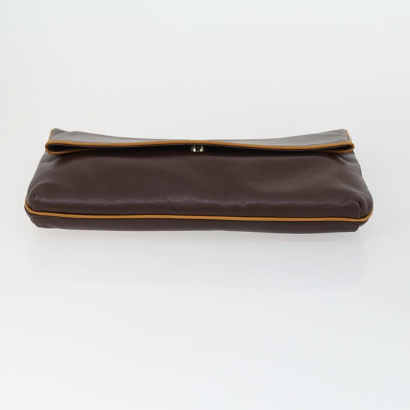 CELINE Macadam Canvas Umhängetasche PVC 3er Set Braun Auth mr1851