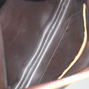 CELINE Macadam Canvas Umhängetasche PVC 3er Set Braun Auth mr1851-14