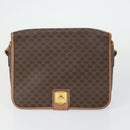 CELINE Macadam Canvas Umhängetasche PVC 3er Set Braun Auth mr1851-2