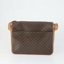 CELINE Macadam Canvas Umhängetasche PVC 3er Set Braun Auth mr1851-3