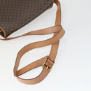 CELINE Macadam Canvas Umhängetasche PVC 3er Set Braun Auth mr1851-5