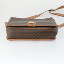 CELINE Macadam Canvas Umhängetasche PVC 3er Set Braun Auth mr1851-7