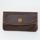CELINE Macadam Canvas Umhängetasche PVC 3er Set Braun Auth mr1851-9
