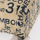 CHANEL By Sea Line Tote Bag Canvas Navy Beige CC Auth mr1854-15