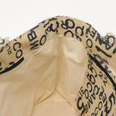 CHANEL By Sea Line Tote Bag Canvas Navy Beige CC Auth mr1854-20