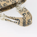 CHANEL By Sea Line Tote Bag Canvas Navy Beige CC Auth mr1854-8