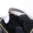 GUCCI Web Sherry Line Shoulder Bag Suede Leather Brown Gold 573321 Auth mr1859-21