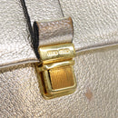 Miu Miu Hand Bag Leather 2way Gold Auth mr186-9