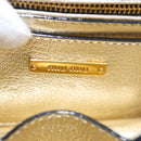 Miu Miu Hand Bag Leather 2way Gold Auth mr186-20